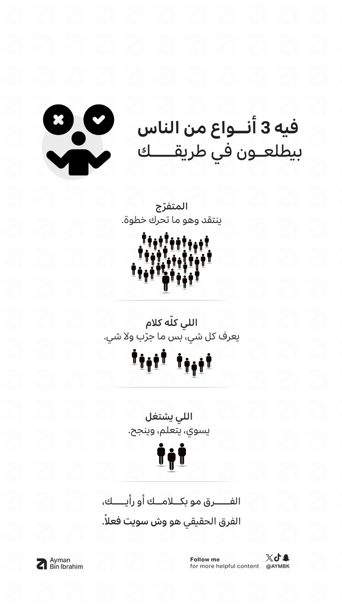 مو مهم وش تقول، المهم وش سويت ..