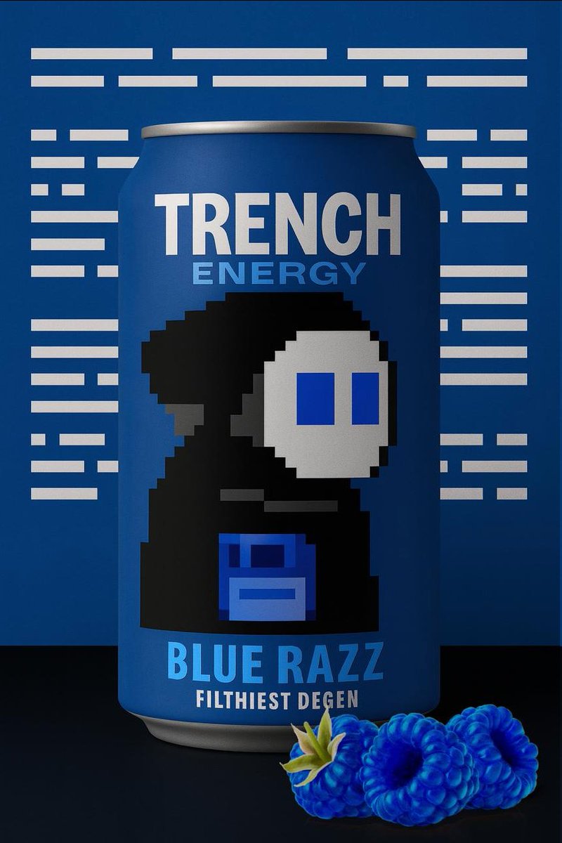 NEW TRENCH ENERGY FLAVOR DROP

Blue Razz, filthiest degen