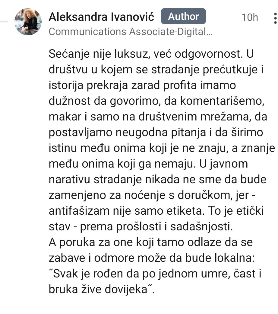marrLenka's tweet photo. @SekaDiskoteka je pisala o #mamula i hvala joj na tome https://t.co/caJBcH1uHb