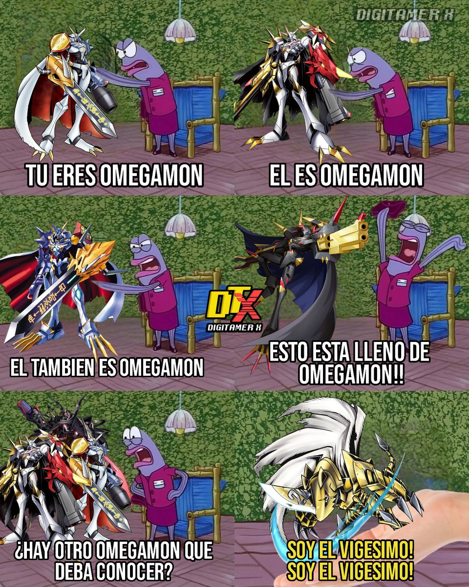 DigitamerX's tweet photo. ❗ En una entrevista para Bandai Namco, hacia Kenji Watanabe, uno de los principales ilustradores en #Digimon. Tocaron el tema de #Omegamon (Y el porque tienen muchas variantes). Y entonces Kenji comenta un dato interesante, #Zubamon... ⬇️⬇️⬇️ https://t.co/UOqClqV6uR