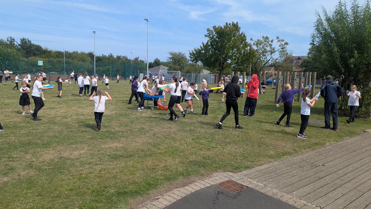What a wonderful afternoon of fun and laughter as everyone enjoyed the children vs staff water fight!