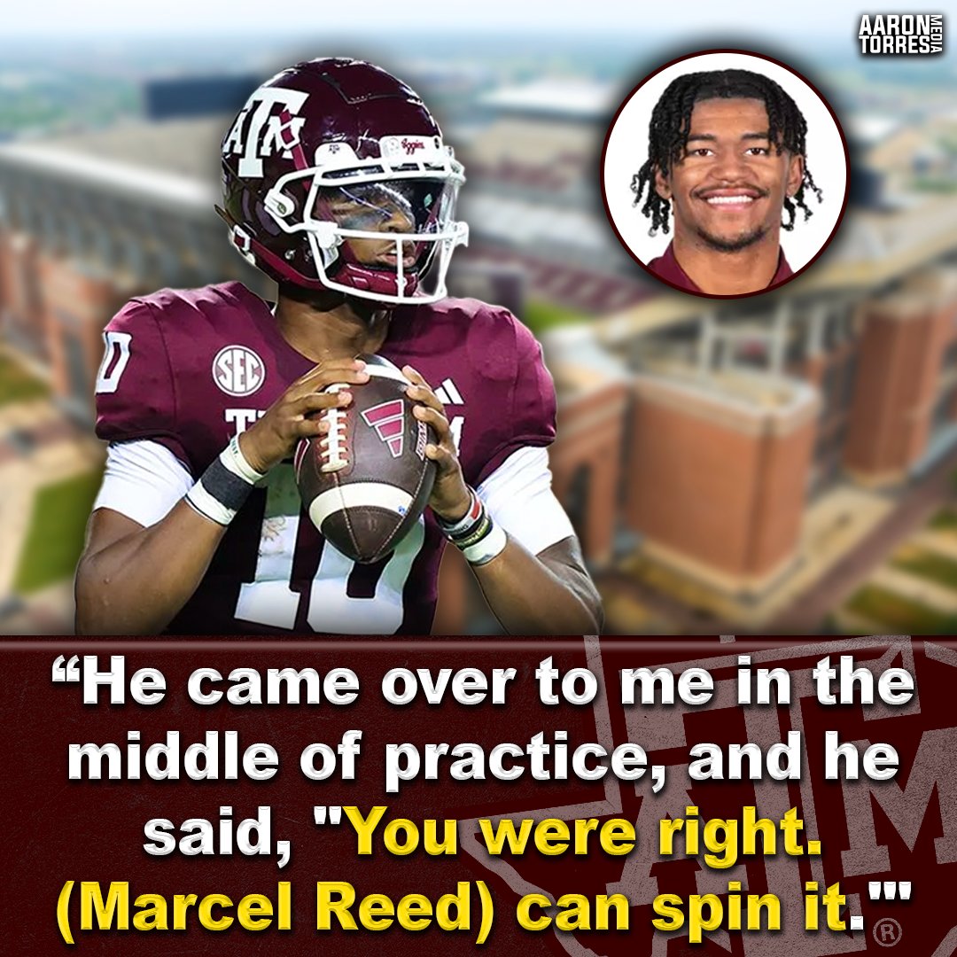 TorresOnTexasAM's tweet image. Mike Elko on KC Concepcion when he came out to a practice and told him to "watch" Marcel: