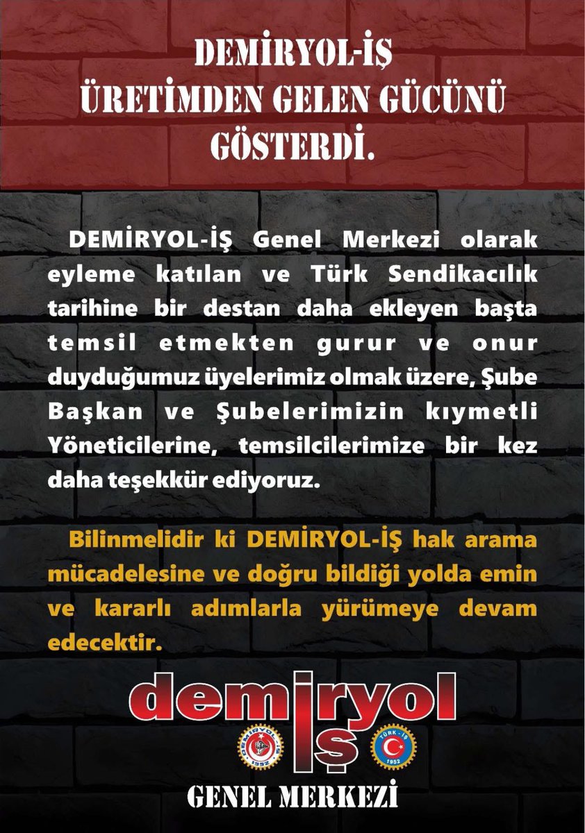 HamdullahGiral's tweet photo. SAHADA EYLEM NAĞRALARI ATAN SENDİKALAR
İŞÇİNİN AKLIYLA DALGA GEÇMEYİN KONFEDERASYONUMUZ TÜRK-İŞ’in ALMIŞ OLDUĞU KARAR DOĞRULTUSUNDA 
1 GÜNLÜK İŞ BIRAKMA EYLEMİNDE NERDESİNİZ VE NEDEN EYLEME KATILMADINIZ ANLAMIŞ DEĞİLİZ.EMEKÇİ BUNUN HESABINI BİR GÜN SİZE SORAR MERAK ETMEYİN. https://t.co/7dxeyB453v