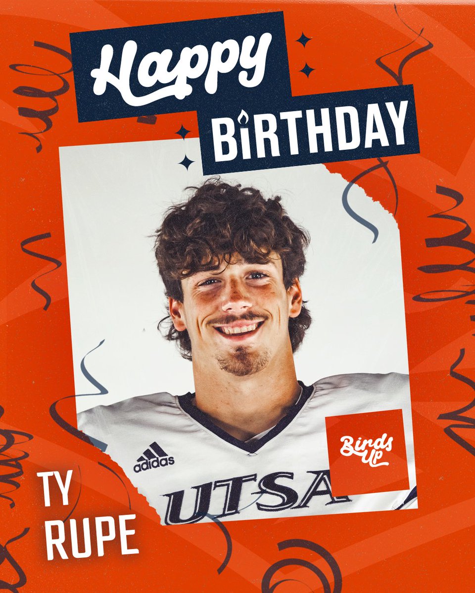Happy birthday, <a href="/_TyRupe/">Ty Rupe</a>! 🎂🎉 #BirdsUp 🤙