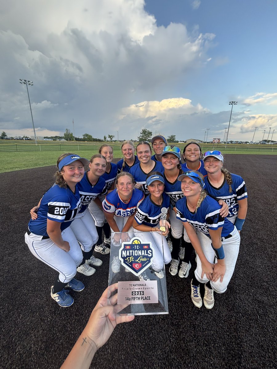 Gianna Saxon (@giannasaxon2028) on Twitter photo So proud of all my <a href="/OhioLasersBlue/">Ohio Lasers - Gaskill</a> teammates for fighting this weekend finishing 5th at <a href="/triplecrownspts/">Triple Crown Sports</a> nationals in St. Louis. Excited to continue playing at PGF in Evansville Indiana!!
<a href="/SBRRetweets/">Softball Recruiting Reposts</a> <a href="/CoastRecruits/">Coast 2 Coast Recruits</a> <a href="/ExtraInningSB/">EXTRA INNING SOFTBALL</a> <a href="/d1fastpitch1/">D1 Fastpitch</a> <a href="/FastpitchAthRec/">Fastpitch Athlete Recruits</a> So proud of all my <a href="/OhioLasersBlue/">Ohio Lasers - Gaskill</a> teammates for fighting this weekend finishing 5th at <a href="/triplecrownspts/">Triple Crown Sports</a> nationals in St. Louis. Excited to continue playing at PGF in Evansville Indiana!!
<a href="/SBRRetweets/">Softball Recruiting Reposts</a> <a href="/CoastRecruits/">Coast 2 Coast Recruits</a> <a href="/ExtraInningSB/">EXTRA INNING SOFTBALL</a> <a href="/d1fastpitch1/">D1 Fastpitch</a> <a href="/FastpitchAthRec/">Fastpitch Athlete Recruits</a>