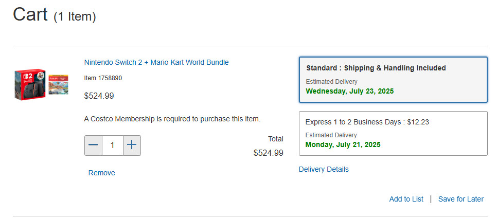 RetailHackr's tweet image. Switch 2 Bundle Restock at Costco NOW

costco.com/.product.17588…