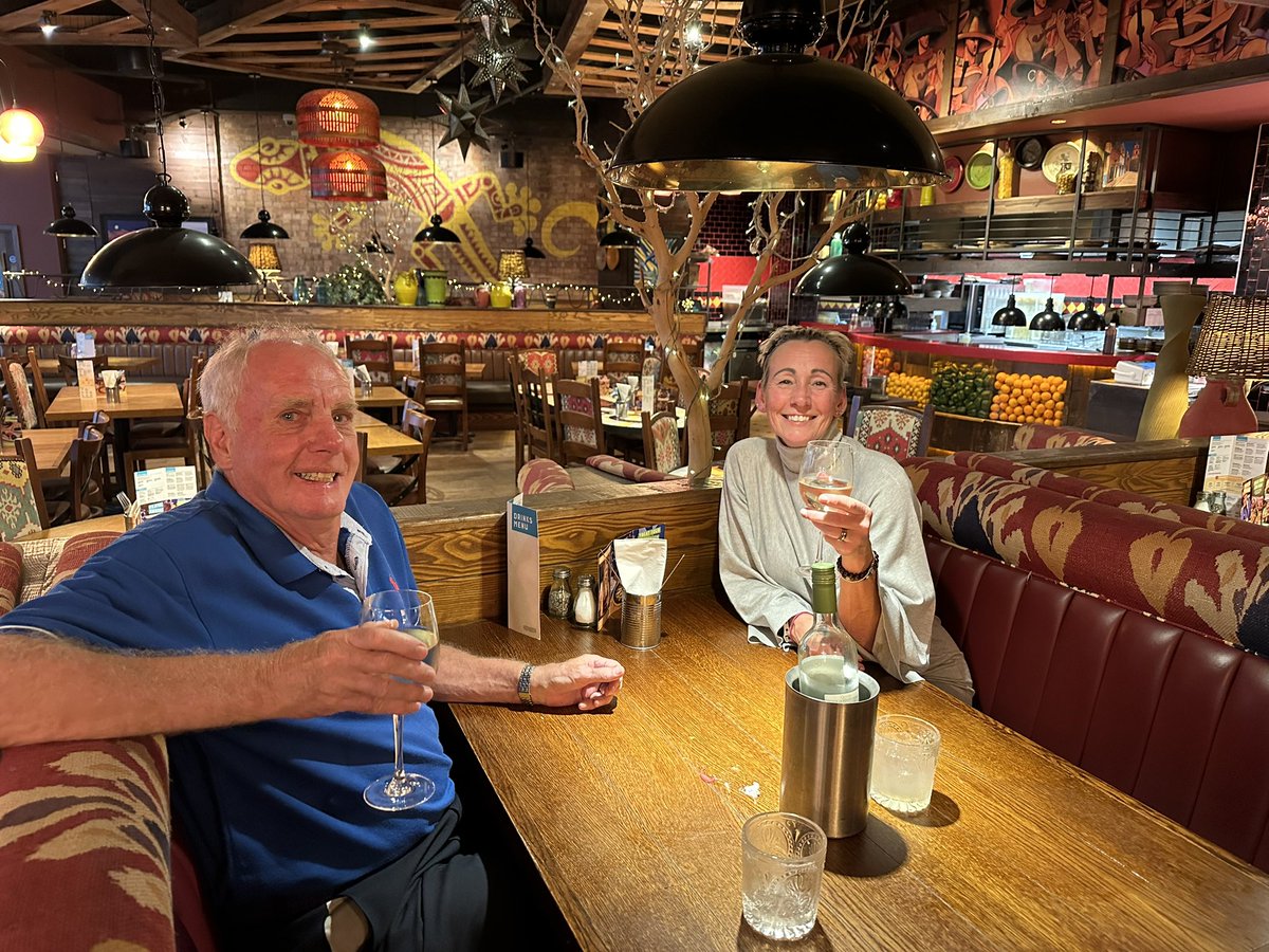 As ever a fun night out with Steve Yeaman and Angela Topping and yes I have evidence of Angela buying a drink (she was bitter and twisted) and Steve paid for dinner (Angela has the evidence). Now I just need a good dry cleaner for my shirt (or a bin)