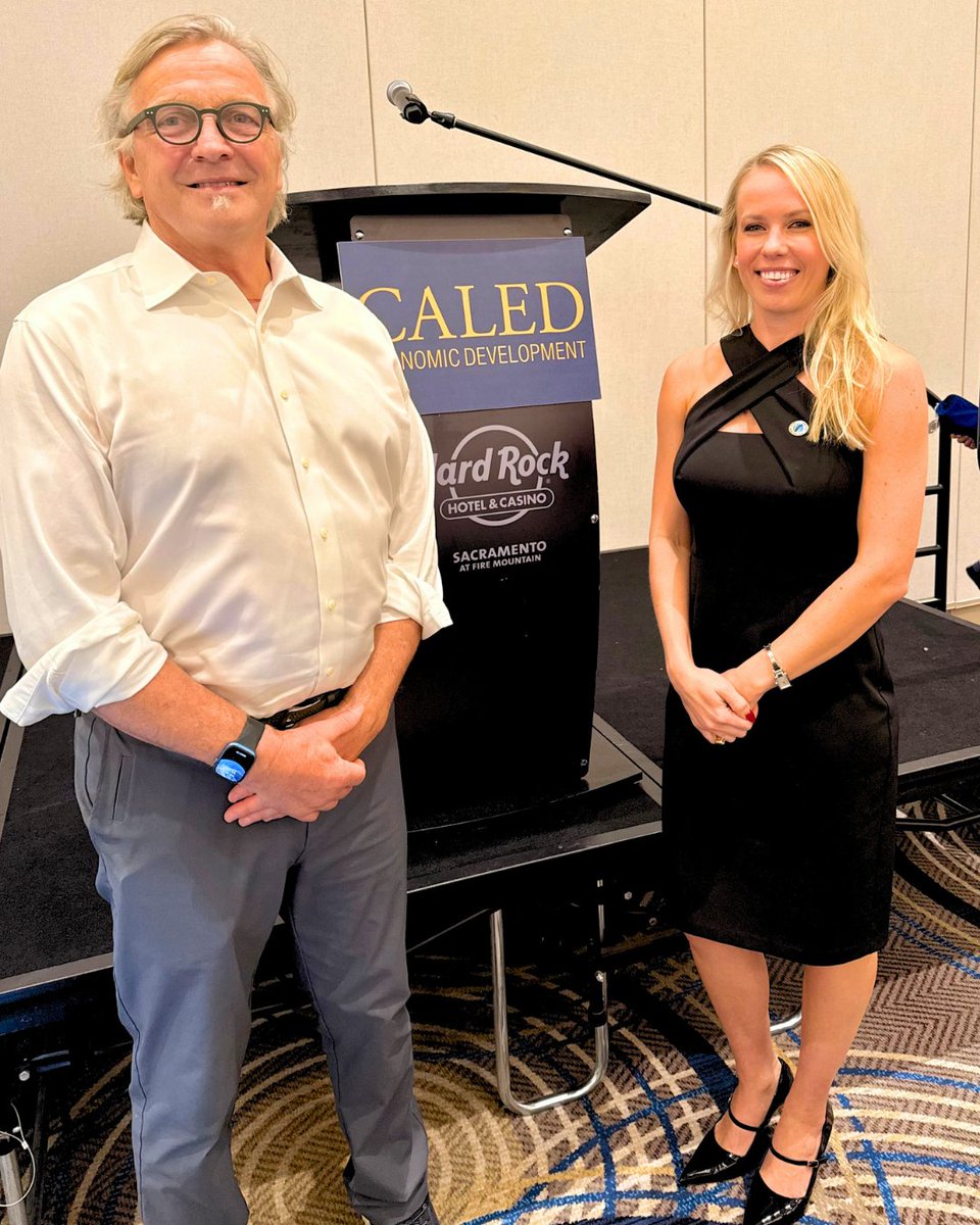 At the <a href="/CALED_EconDev/">CALED</a> Rural Economic Development Exchange. Thanks to Yuba County, Yuba Sutter EDC, and Enterprise Rancheria for hosting us at the Hard Rock Hotel. It was great seeing Yuba County Supervisor <a href="/YubaSupBradford/">Supervisor Bradford</a> and one of the representatives from <a href="/NorthForkCasino/">North Fork Mono Casino</a>.
