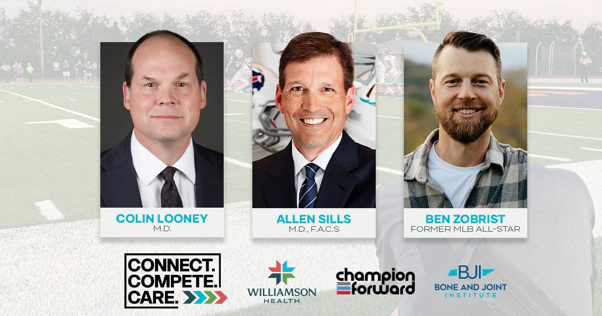 𝐂𝐨𝐧𝐧𝐞𝐜𝐭. 𝐂𝐨𝐦𝐩𝐞𝐭𝐞. 𝐂𝐚𝐫𝐞.

Make plans to join us on July 29 for an inspiring panel discussion designed to support student-athletes and their families in our community with Ben Zobrist and Drs. Allen Sills and Colin Looney!

To register ▶️ bit.ly/46gToWG