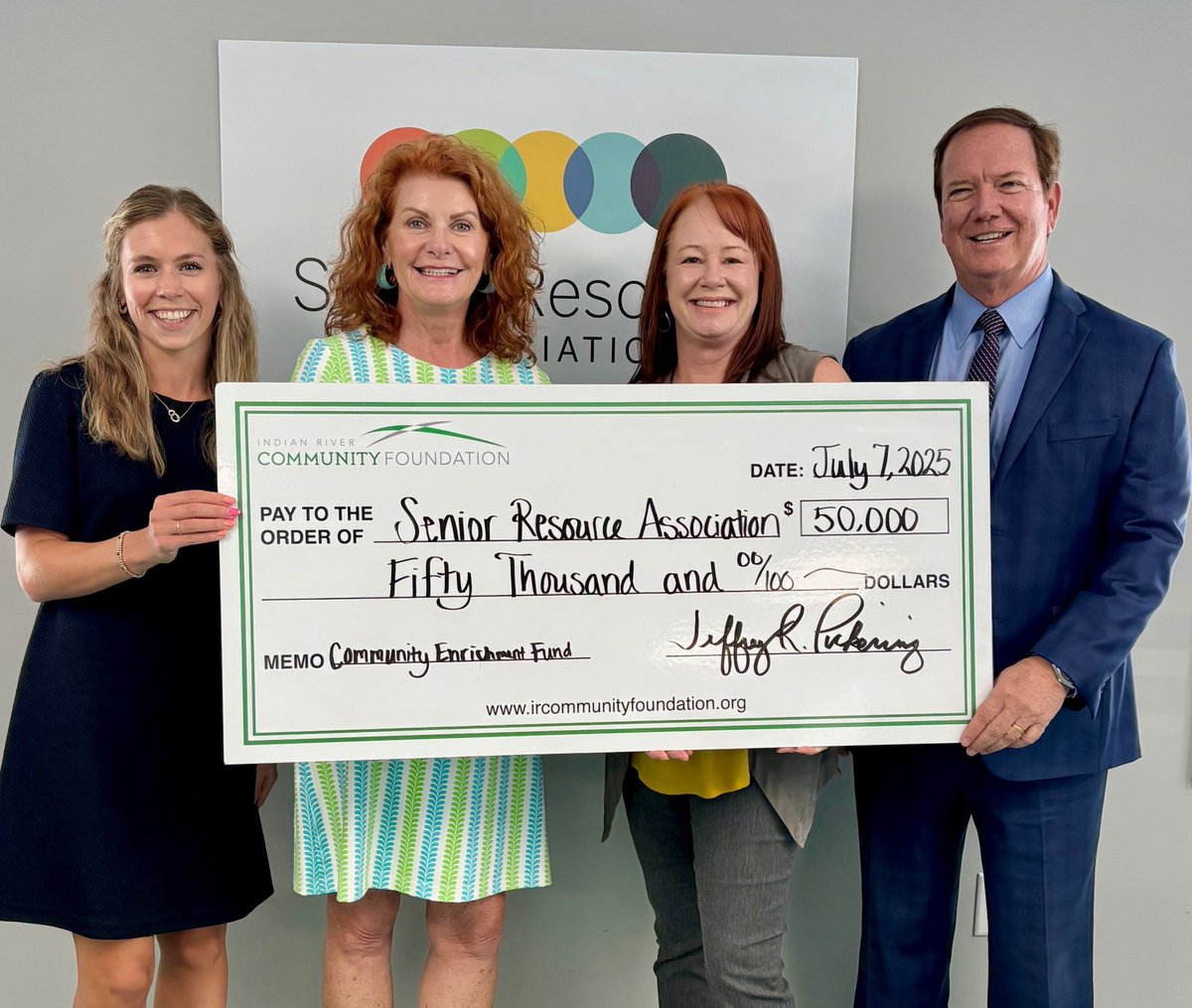 ircfoundation's tweet image. IRCF recently awarded Senior Resource Association $50,000 from the Community Enrichment Fund for their in-home support services. Click the link to learn more!
bit.ly/3GRNWzg