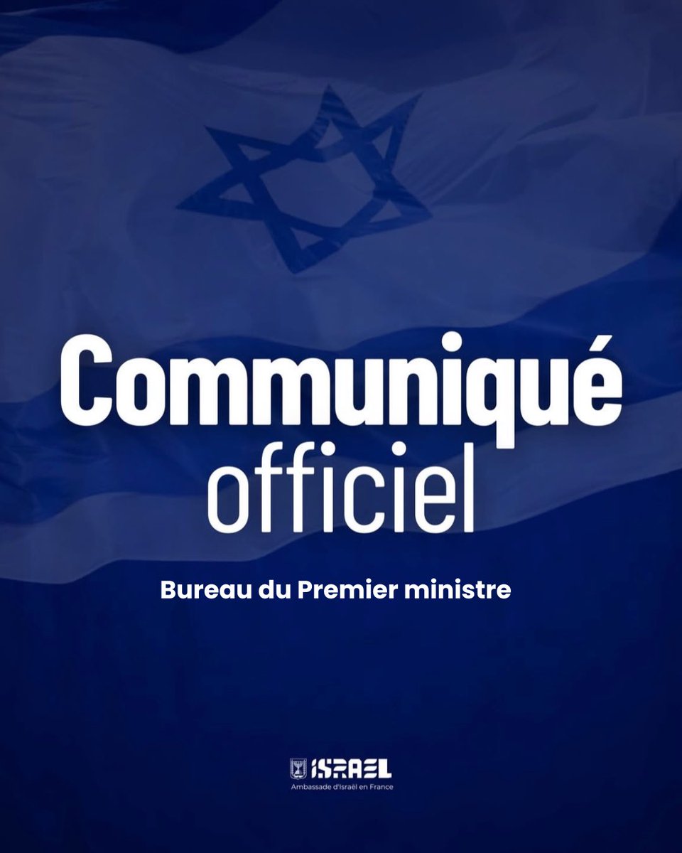 IsraelenFrance's tweet image. 📢 Déclaration du Bureau du Premier ministre :
Israël regrette profondément qu’un tir égaré ait touché l’Église de la Sainte Famille à Gaza. Chaque vie innocente perdue est une tragédie. Nous partageons le chagrin des familles et des fidèles. Nous remercions le Pape Léon pour…