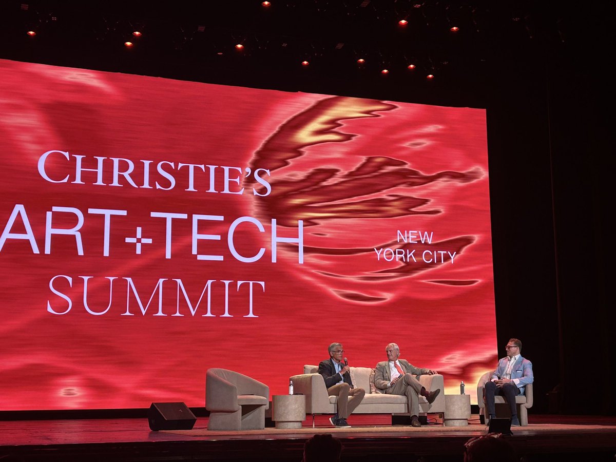 Amanda Terry (@amandaterry) on Twitter photo Insightful session at <a href="/ChristiesInc/">Christie's</a> on ART AS AN ASSET 3.0 🎨
Big thanks to <a href="/tadtweets/">Tad Smith</a> (Former CEO of <a href="/Sothebys/">Sotheby's</a> & now 10T Holdings, <a href="/WGoetzmann/">William Goetzmann</a> (Yale Professor), and the ever-insightful moderator <a href="/robtfrank/">Robert Frank</a> (<a href="/CNBC/">CNBC</a> Wealth Editor)!
Art as culture—and capital. Insightful session at <a href="/ChristiesInc/">Christie's</a> on ART AS AN ASSET 3.0 🎨
Big thanks to <a href="/tadtweets/">Tad Smith</a> (Former CEO of <a href="/Sothebys/">Sotheby's</a> & now 10T Holdings, <a href="/WGoetzmann/">William Goetzmann</a> (Yale Professor), and the ever-insightful moderator <a href="/robtfrank/">Robert Frank</a> (<a href="/CNBC/">CNBC</a> Wealth Editor)!
Art as culture—and capital.