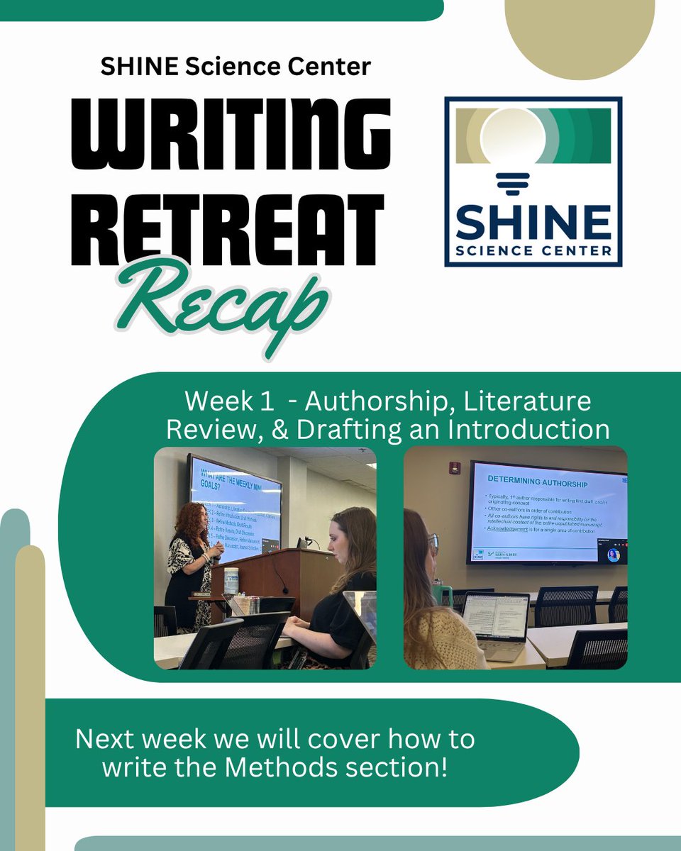 We kicked off our 6-week journey with a deep dive into authorship, literature reviews, and drafting introductions. 💡✍️ Next week, we'll refine those intros and dive into the methods section. 

Big thanks to everyone for showing up and making real progress on their manuscripts!