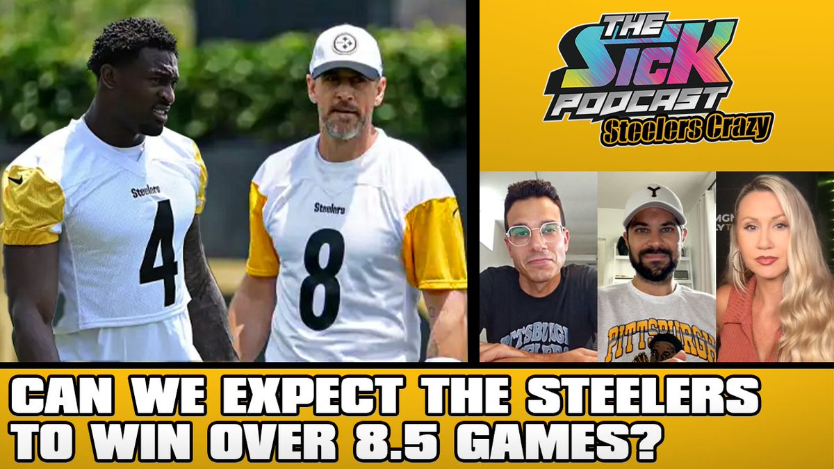sickpodsteelers's tweet image. 🚨New Episode🚨
@ChelsaMessinger joins @JYorkFootball & @MikedUpSports1 to discuss:
🟡Avoid betting on Aaron Rodgers?
🟡Steelers over/under 8.5 wins
🟡& more!
Full pod👇
Watch: youtu.be/iqUDAm6fX50
Listen: traffic.megaphone.fm/SICMED61114934…
#Steelers #HereWeGo #thesickpodcast