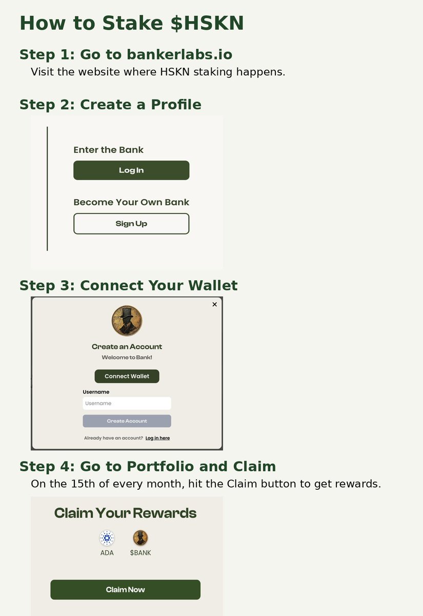 HSKN Staking is Live! 🚨

Alongside our Spark AirNode Unit distribution that took place, we introduced an extra bonus drop for those BankFi Profiles that had $HSKN! $HSKN Staking has begun, and two days ago was an early sneak peak for what’s to come in our future.

To