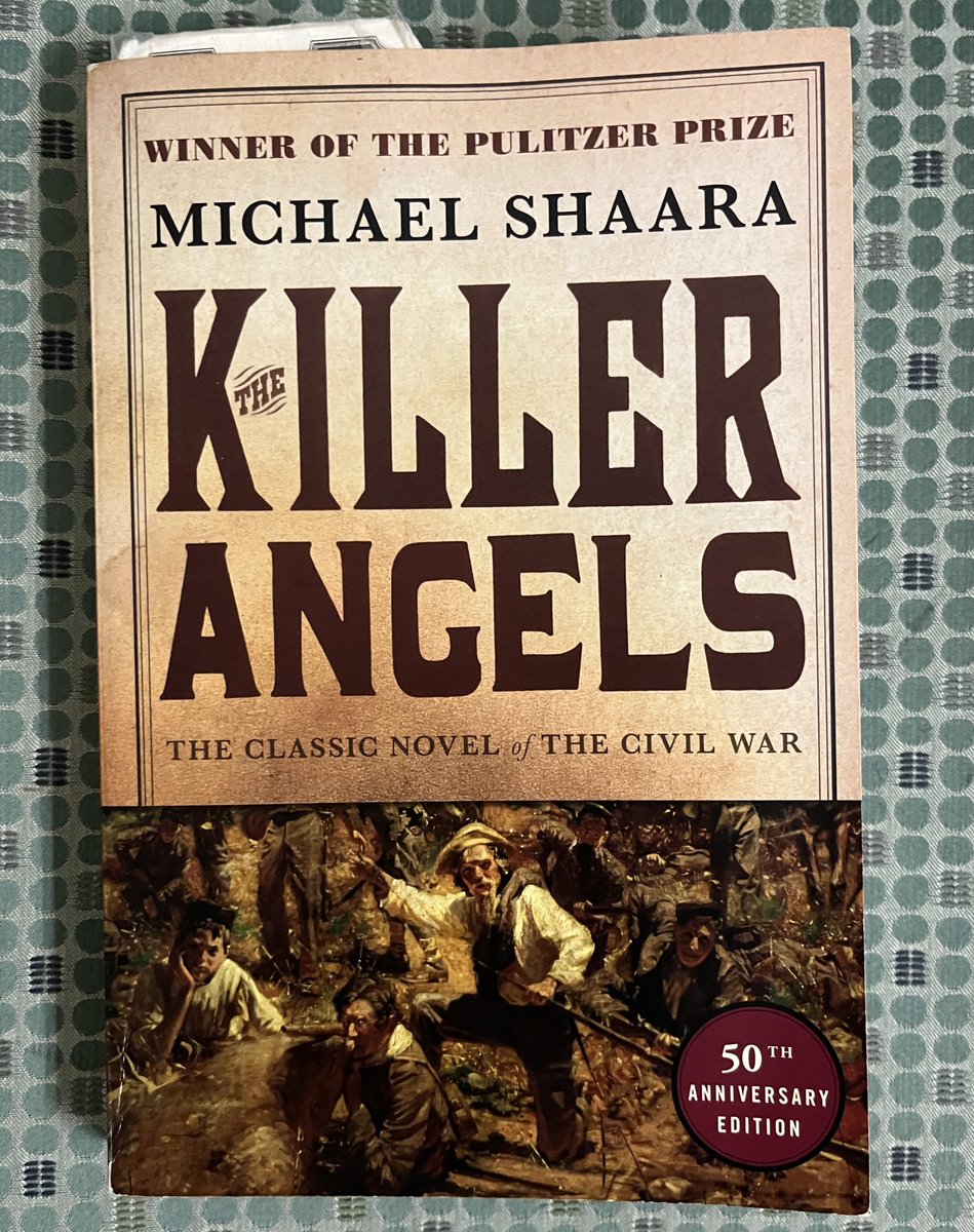 An incredible book…one that I’m embarrassed to say it took me this long in my life to read. Growing up in MD, I would go visit tons of Civil War battlegrounds with my Dad…and we would camp in Gettysburg, PA every summer. I miss those days but so many good books to read 📚