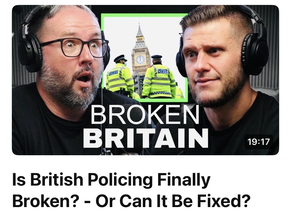 Benjamin Pearson “Interceptor” (@bs_pearson) on Twitter photo Is the police broken? It the UK broken?
Can it be fixed or are we all DOOMED?
Watch now
youtu.be/M5ykcoAh8Ko
<a href="/ukhomeoffice/">Home Office</a> Is the police broken? It the UK broken?
Can it be fixed or are we all DOOMED?
Watch now
youtu.be/M5ykcoAh8Ko
<a href="/ukhomeoffice/">Home Office</a>