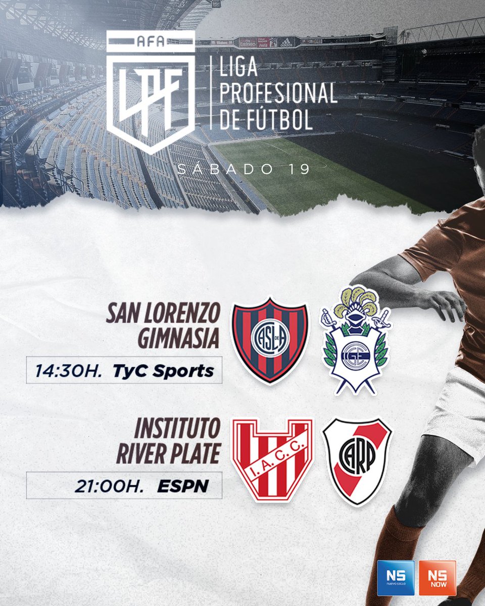 ¡Plan de sábado! #FutbolArgentino

Mirá los partidos desde tu TV o desde donde estés con NSNOW 📺📱💻