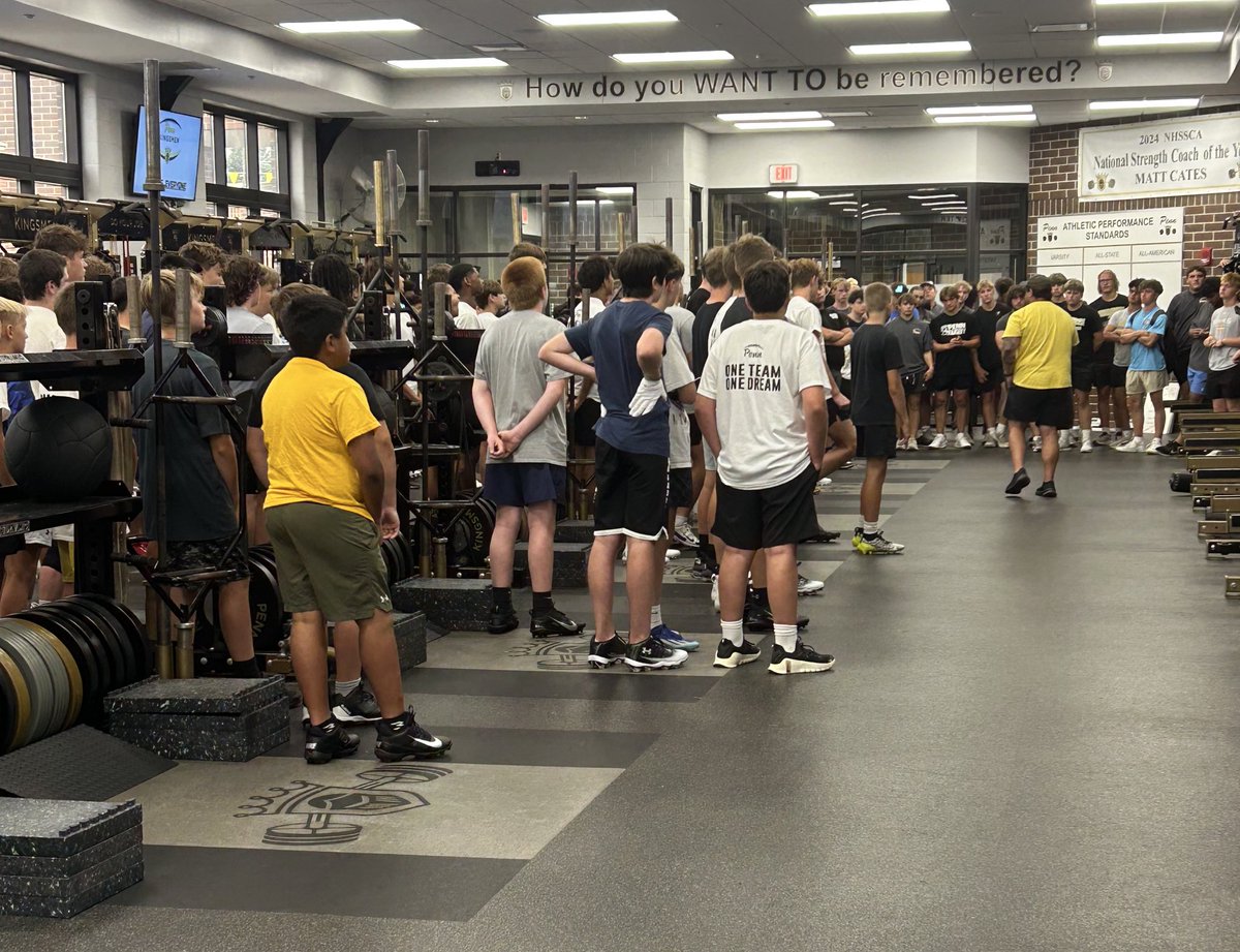 A trip to the weight room for the Campers. Many have already been taking advantage of the futures program which was Great to see.