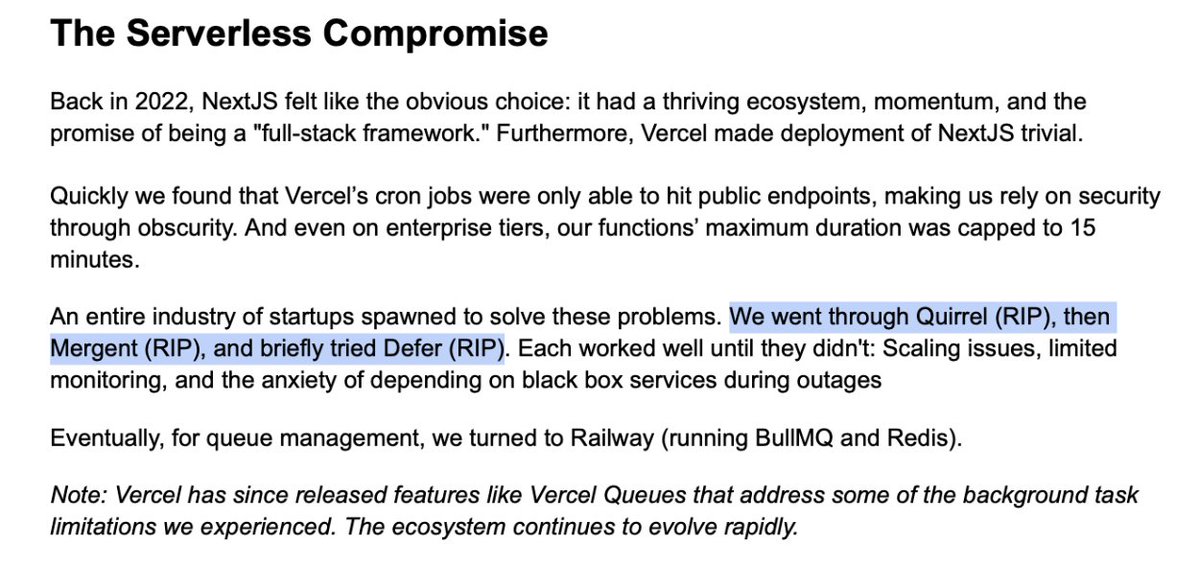 frantzfries's tweet image. reading through the latest draft on the engineering blog and we're like the grim reaper of queue management services