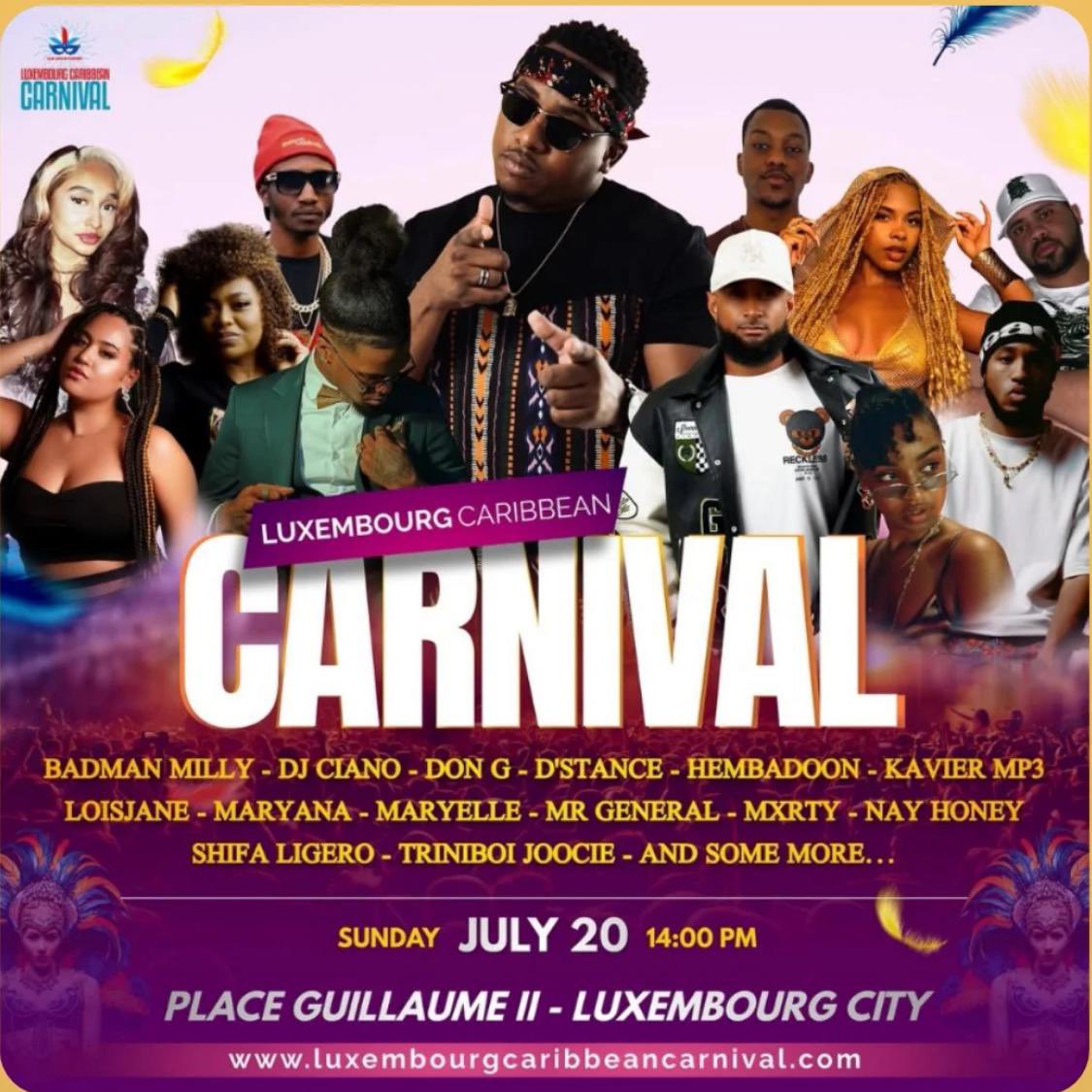 HembadoonMusic's tweet image. Up next #LuxSocaFusion #Luxembourg

1st ever Luxembourg Caribbean Carnival and Street Parade. Free Entry, pre-registration required luxembourgcaribbeancarnival.com 
Place Guillaume II, Ville Haute

#Hembadoon #Lady #summerconcerts