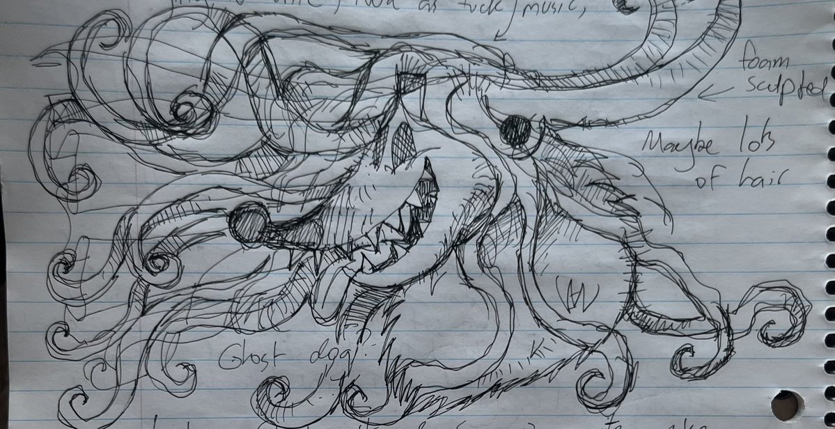 gnarpmara's tweet image. Lined paper