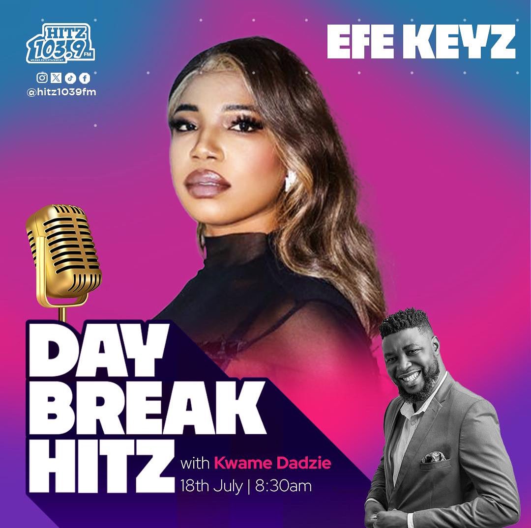 From powerful vocals to fearless opinions, <a href="/efekeyz/">efe keyz</a> will join <a href="/Kwamedadziegh/">Kwame Dadzie</a> tomorrow on #DaybreakHitz