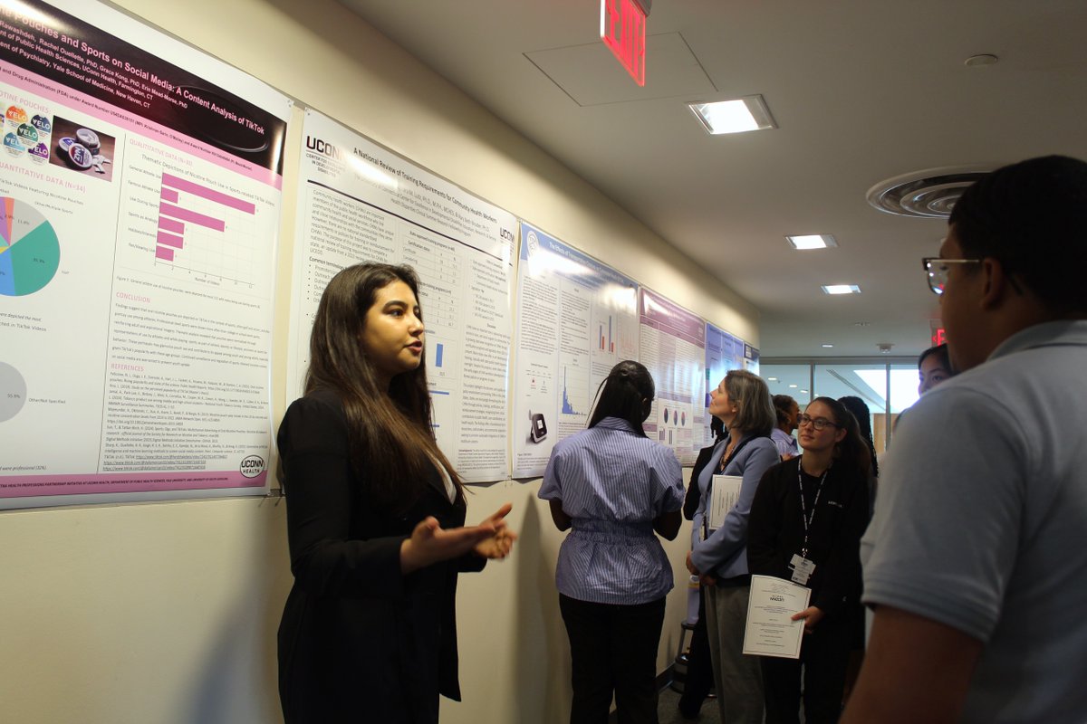 Today Kamila Guerra, our outstanding Summer Research Fellowship participant, presented her poster, “A National Review of Training Requirements for Community Health Workers.”

👏 Huge congratulations to Kamila for her hard work and impactful research!