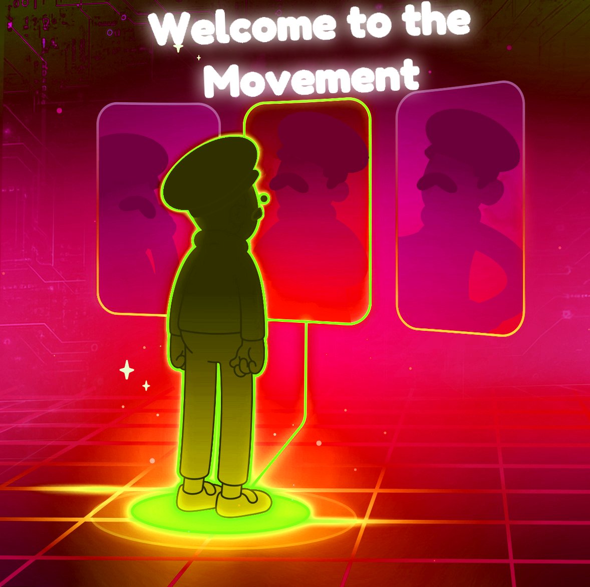 roopsNFT's tweet image. We like the co-glow 🟢