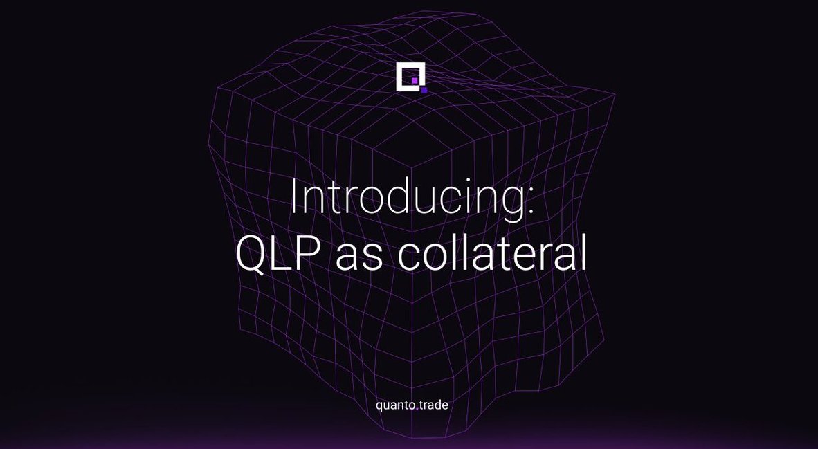 QuantoTrade's tweet image. Quanto Liquidity Provider (QLP) stakers can now use their stake as collateral.
QLP stakers on quanto.trade will be rewarded with the QLP token, enabling them to use their stake as collateral and continue trading their staked assets while earning over 300% APY.