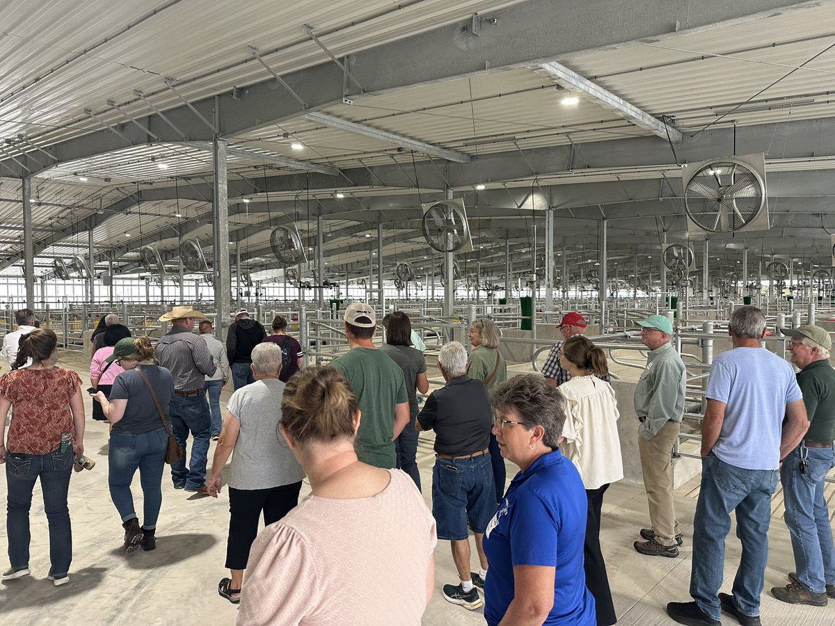MSUAgBio's tweet image. Thanks to everyone today who toured the progress being made at the new MSU Dairy Cattle Teaching and Research Center. We appreciate your support. The center will allow @michiganstateu scientists to conduct cutting-edge research advancing Michigan’s ag and dairy industries.