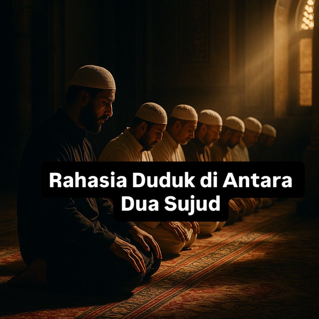 Rahasia Duduk di Antara Dua Sujud

Di antara ruku‘ yang meruntuhkan ego dan sujud yang meleburkan diri, ada jeda yang sering dipandang sederhana: duduk di antara dua sujud. Namun justru di sanalah kelembutan Ilahi menyapa. Ia bukan sekadar istirahat, tapi helaan napas ruhani