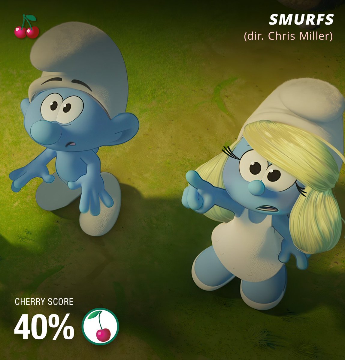 TheCherryPicks's tweet image. SMURFS (40% #CherryScore) "I have, in my time, seen far worse kids’ flicks. But...would I be looking forward to hearing this movie play on repeat for the month-plus my kid would fixate on it? Smurf that." -Liz Shannon Miller, @Consequence
Read reviews 🔗: thecherrypicks.com/films/smurfs-2…