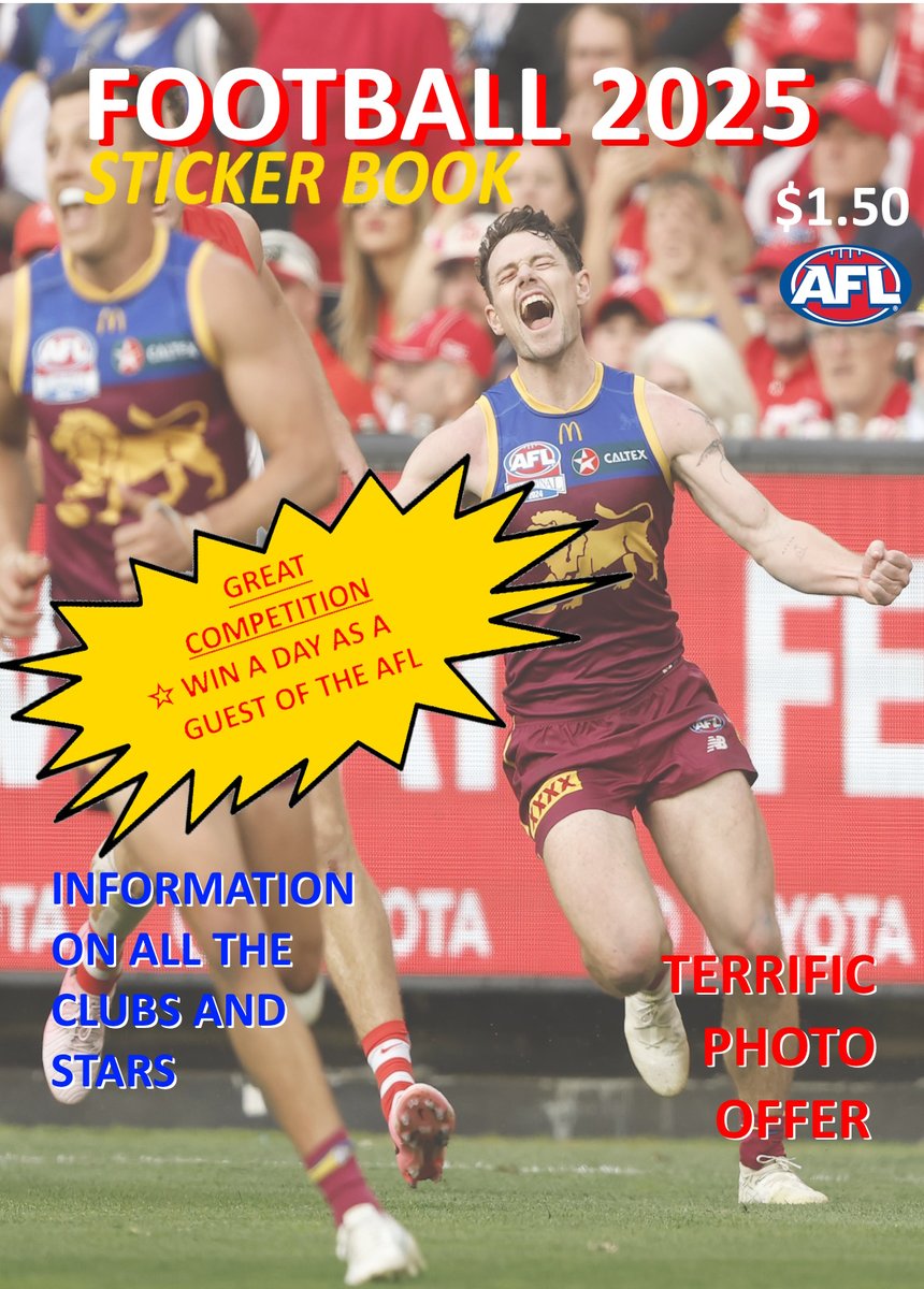 Inspired by the " Footy Stickers Project" here is what a modern day, 2025 @afl sticker book might look like.
#bringitback

youtube.com/@footystickers…