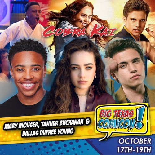 bigtexcon's tweet image. COBRA KAI solo, duo, trio, and quad photo ops available now at: bit.ly/btcphotoops