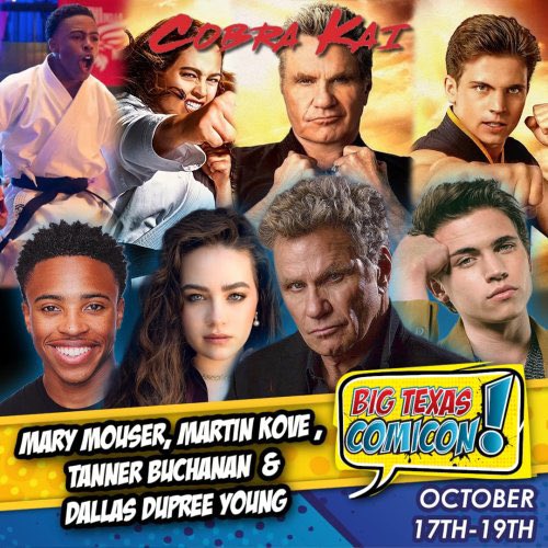 bigtexcon's tweet image. COBRA KAI solo, duo, trio, and quad photo ops available now at: bit.ly/btcphotoops