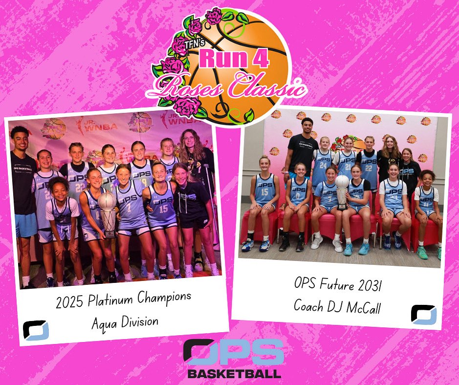 opsbball's tweet image. 🏆 Huge week for OPS Future 2031 at @tfnsrun4roses!! Came home with a Platinum Championship in the Aqua Division!!

🏀 Beyond proud of these girls and what a way to end their season!!

#opsbball #uarise #underarmour #rethinkyourlimits @dbayy