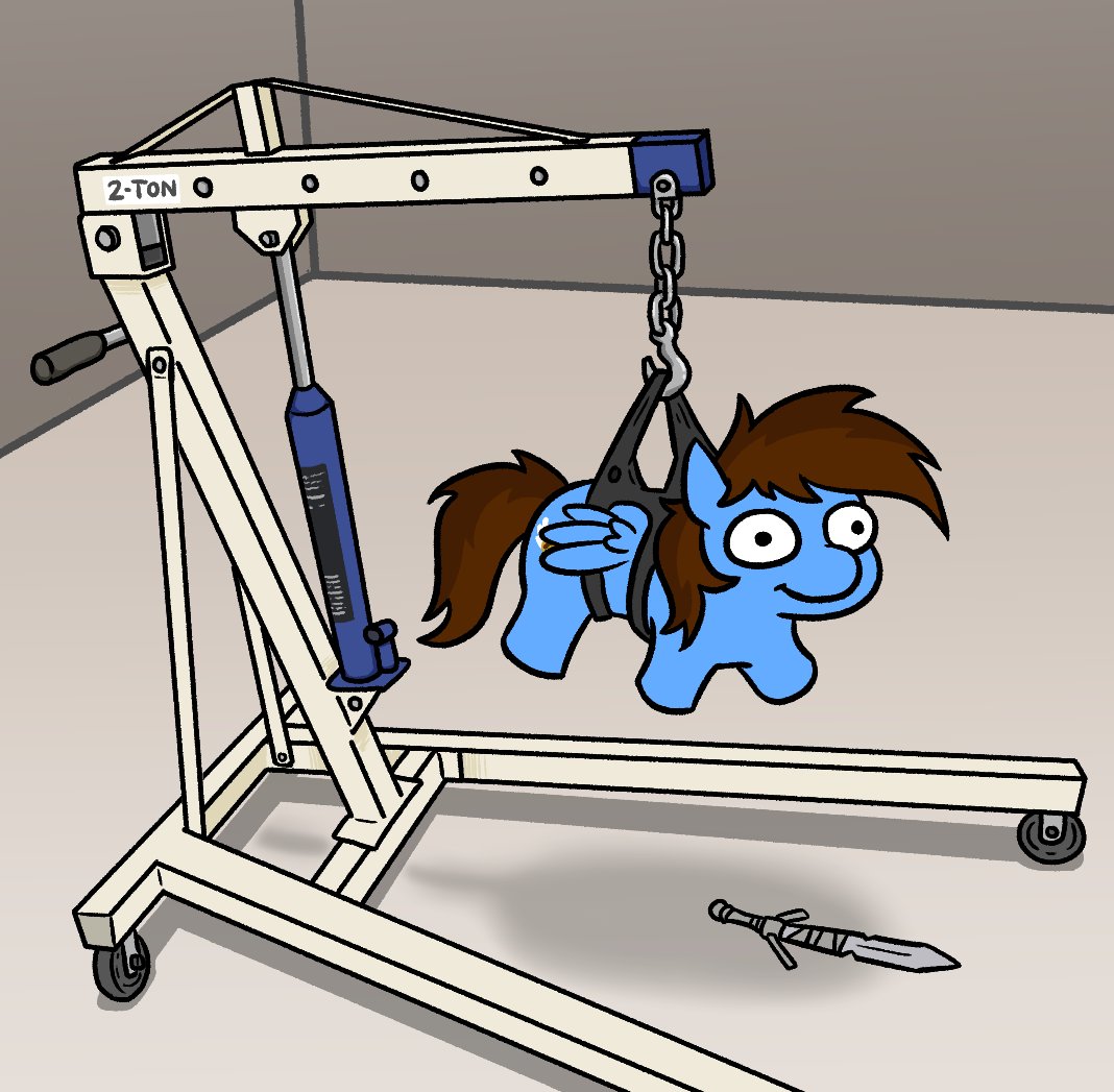 Jargon_Scott's tweet image. Pegasus ponies LOVE the pony lift, it lets them float while not using their wings!