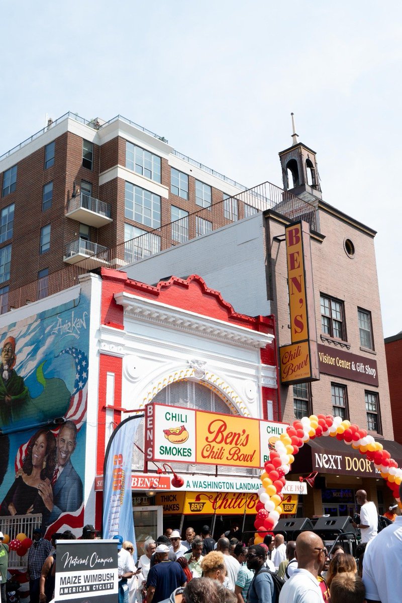 MayorBowser's tweet image. This is definitely not goodbye to @benschilibowl!
The U St location of Ben's is closed for renovations, and its nearby pop-up is already open at 1208 U St.
A DC institution through decades of change—we’ll be there when the doors reopen, and at other locations until then.