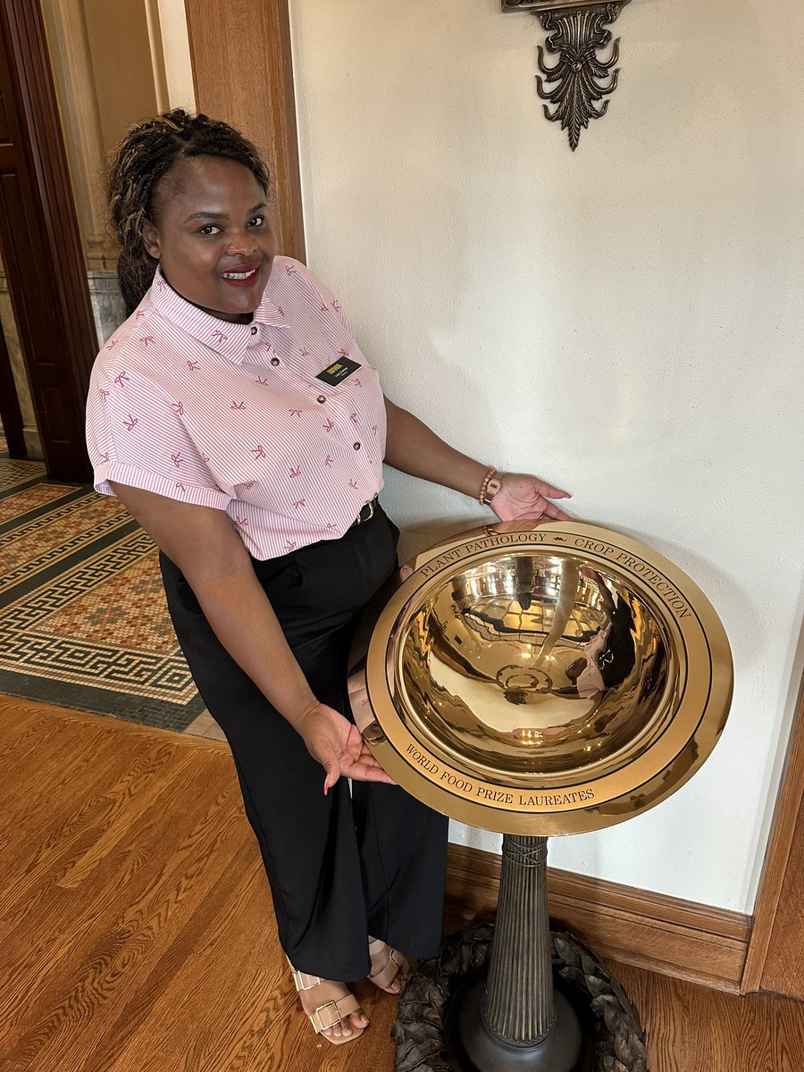 Visited the World Food Prize Headquarters 
A dream for an Agronomist and Food security warrior like me ….