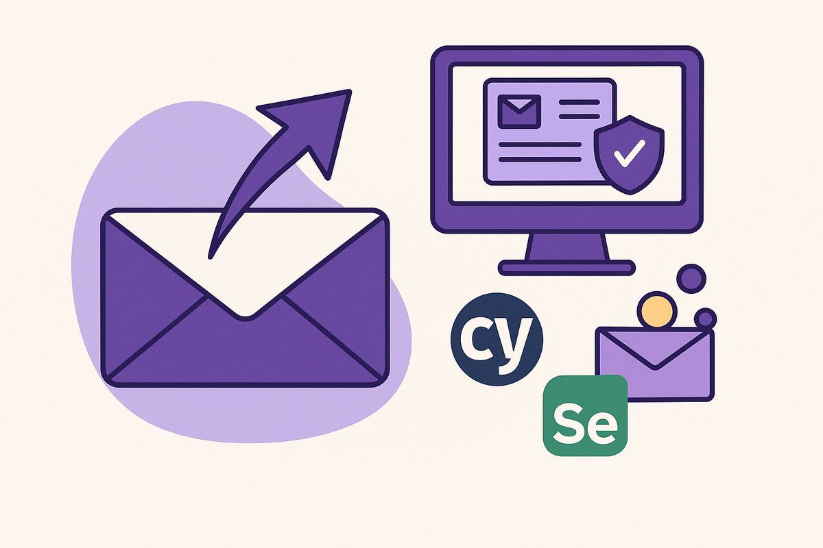 MailSlurp's tweet image. Testing OTP and transactional emails just got easier. MailSlurp lets you spin up real inboxes for CypressJS, Playwright, and Selenium so you can verify every step of the flow, end-to-end.
#IntegrationTesting #EmailTesting #QAautomation #CypressJS #Playwright #SeleniumTests…