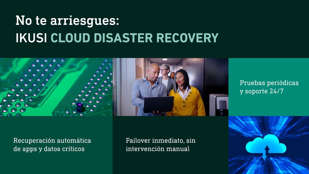 Caer no es el problema.

¿Tardar días en levantarte? Eso sí.

⚡ Mira cómo funciona el recovery inmediato.
bit.ly/445tLXw

#ikusi #cloud #ciberseguridad
Fuente: IBM
