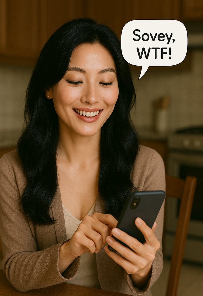 sovey_X's tweet image. Ever since I told my mom that “WTF” means “Wow That’s Fantastic,” her texts have gotten way more entertaining.

“Your cousin’s pregnant again, WTF!”
“Your dad fixed the sink without swearing, WTF!!”
“I tried on my wedding dress and it still fits, WTF!”