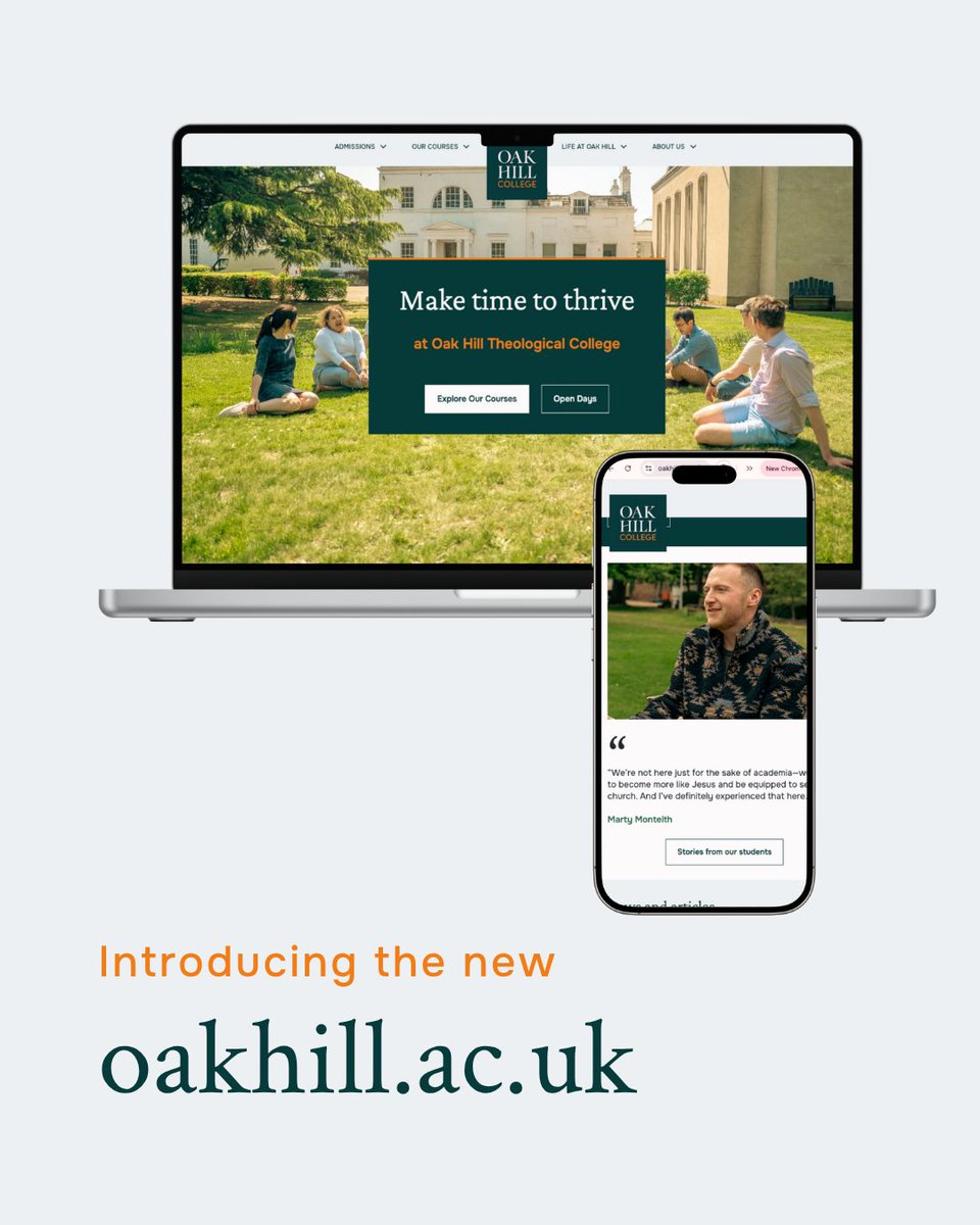 OakHillLondon's tweet photo. We exist to see the church flourish π³
Find out how we serve the church through practical training and a supportive community today.
#MakeTimeToThrive https://t.co/xEsWiCIyE6