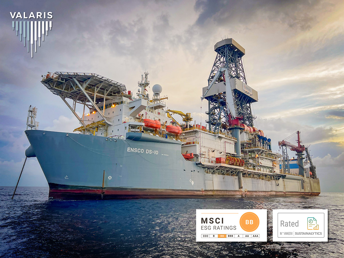 ValarisLimited's tweet photo. 🚨 Valaris is the highest-ranked offshore driller by rating agencies MSCI and Sustainalytics as of January 2025
👉 Want to learn more? Check out our 2024 #SustainabilityReport: https://t.co/lQZtbpvmgf
#BoldlyFirst #WeAreValaris #Sustainability #SustainabilityRepo https://t.co/vDi6NmUcY9