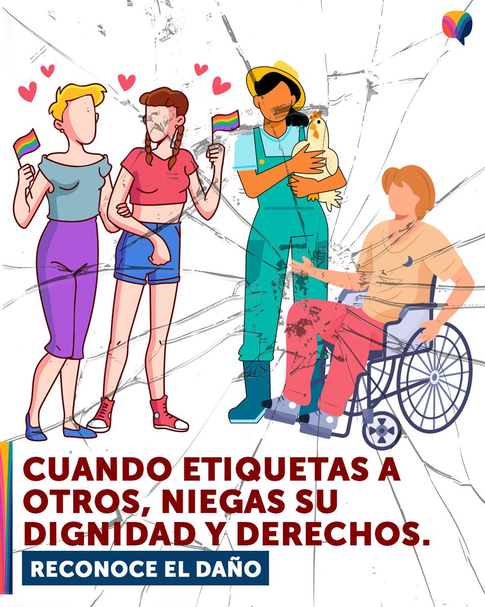 ASPIDHARCOIRIS's tweet image. Las palabras también pueden herir. Es hora de dejar atrás las etiquetas y construir un mundo en el que la voz de todos sea escuchada, respetada y reparada.
#LasEtiquetasDuelen #JusticiaParaTodes #VocesQueImportan