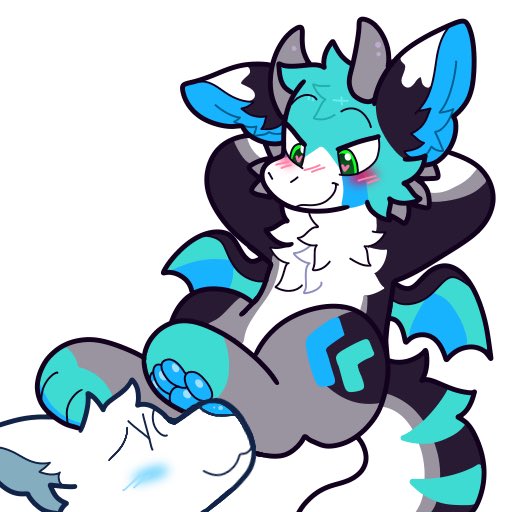 IkarioRainbow's tweet photo. Ya my little paw bean🩵

🎨: @spookyfoxinc 🩷 https://t.co/0AaX1zCqex