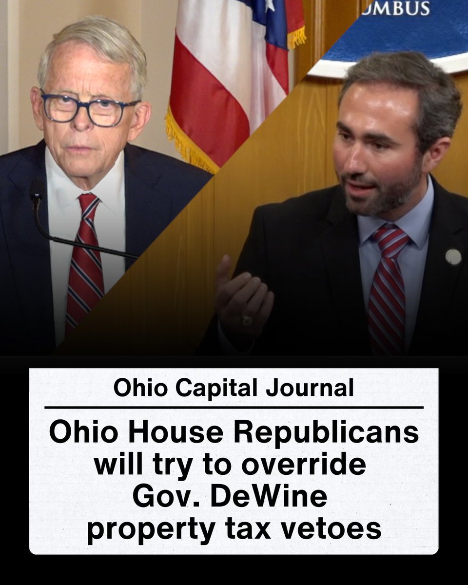 Ohio Dems (@ohdems) on Twitter photo Ohio House Speaker <a href="/matthuffman1/">Speaker Matt Huffman</a> announced a special trip back to the Statehouse on July 21st to force through a poorly disguised school funding change.
Huffman & co still want to eliminate property taxes. What they're not saying? Doing so will decimate Ohio's public schools. Ohio House Speaker <a href="/matthuffman1/">Speaker Matt Huffman</a> announced a special trip back to the Statehouse on July 21st to force through a poorly disguised school funding change.
Huffman & co still want to eliminate property taxes. What they're not saying? Doing so will decimate Ohio's public schools.