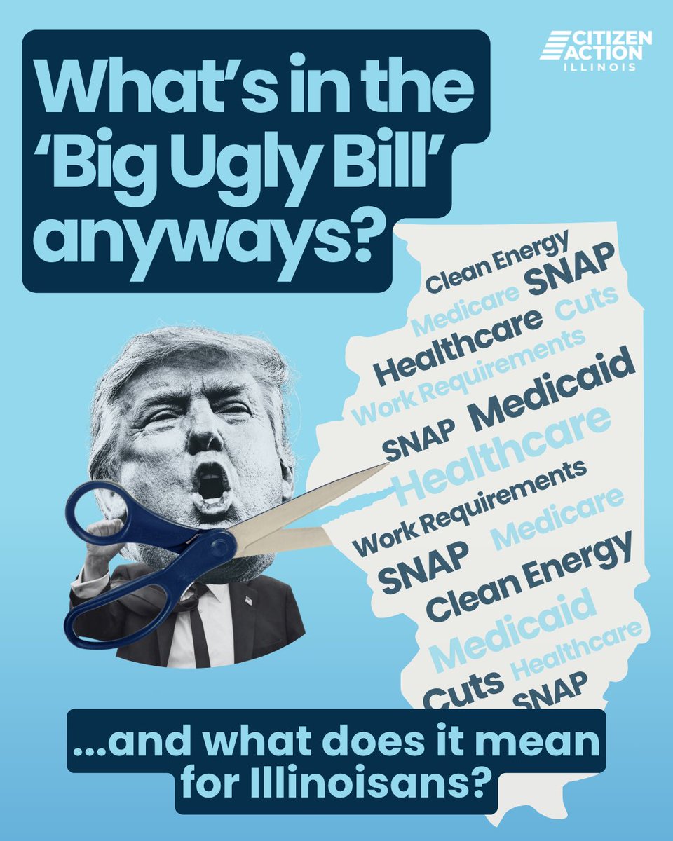 CitizenActionIL's tweet image. Illinois communities deserve transparency and accountability. That’s why we’re hosting this event — to unpack what’s really in the bill, break down how it impacts Illinois, and talk about how we fight back.

RSVP now! mobilize.us/citizenactioni…