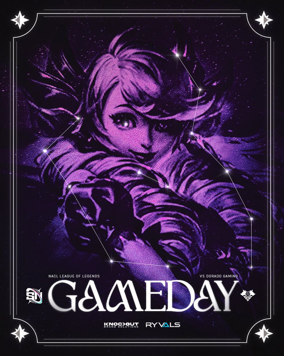 The NACL grind starts here 💥

We kick off our split against <a href="/DoradoEsports/">Dorado Gaming</a> in a few hours!

⏰ 5:00 PM PDT | 8:00 PM EDT

⬇️ Stream link below!

#BurnBright💫| #SNWIN | #NACL